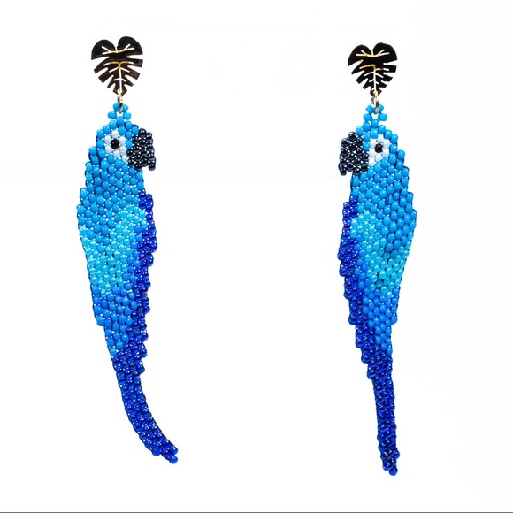 100% handmade beads earrings - Picture 3 of 4